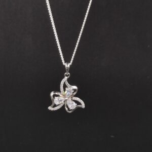 Silver pendant for girls and women silver pendant with chain